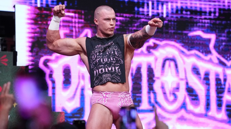Kyle Fletcher makes his entrance