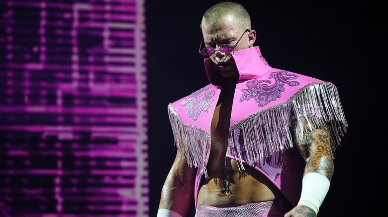 Kyle Fletcher makes his entrance