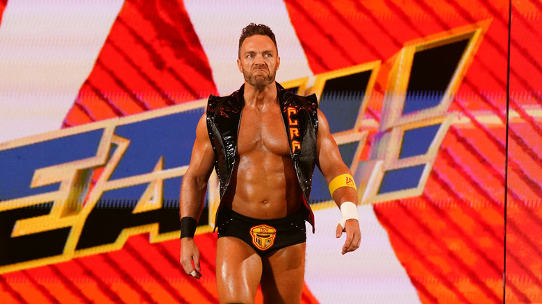 LA Knight makes his entrance
