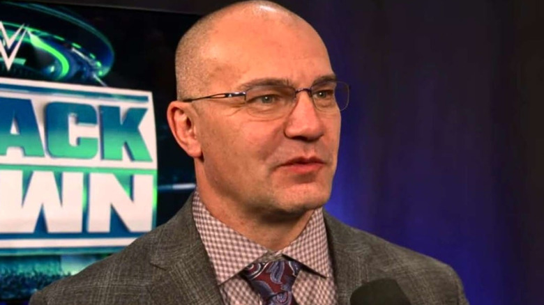 Lance Storm wearing glasses