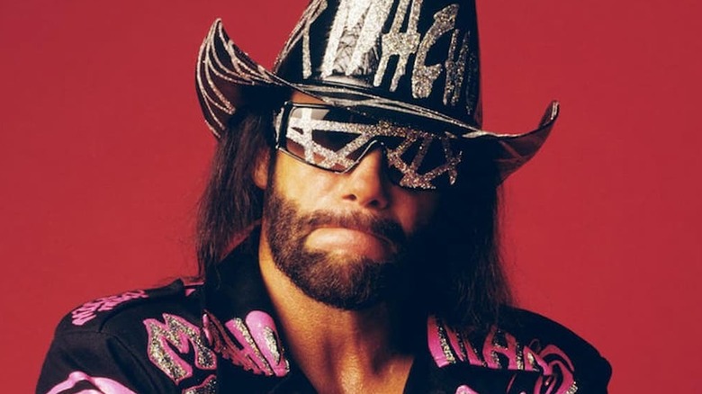 Randy Savage posing