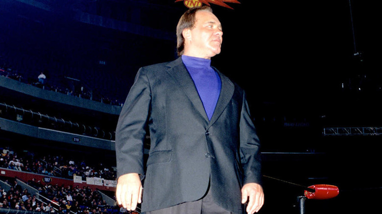 Larry Zbyszko in a WCW ring