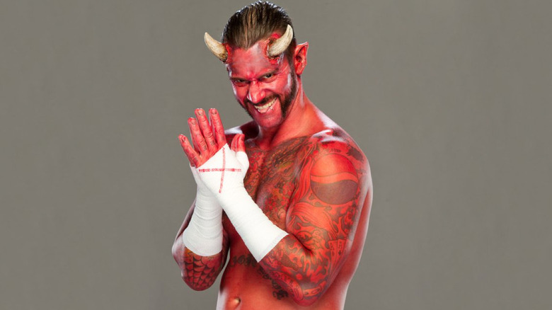 CM Punk looking positively devilish