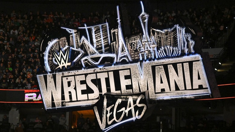 WrestleMania 42 sign on 