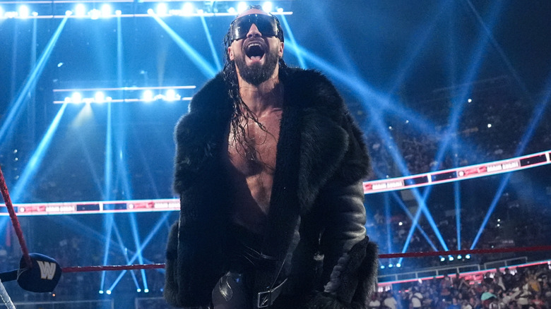 Seth Rollins enters the ring during Saturday Night's Main Event at State Farm Arena on July 12, 2025 in Atlanta, Georgia.