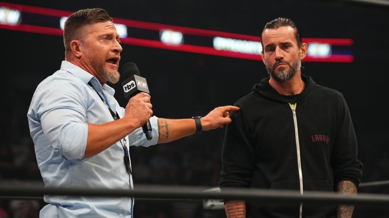 CM Punk and Ace Steel in AEW