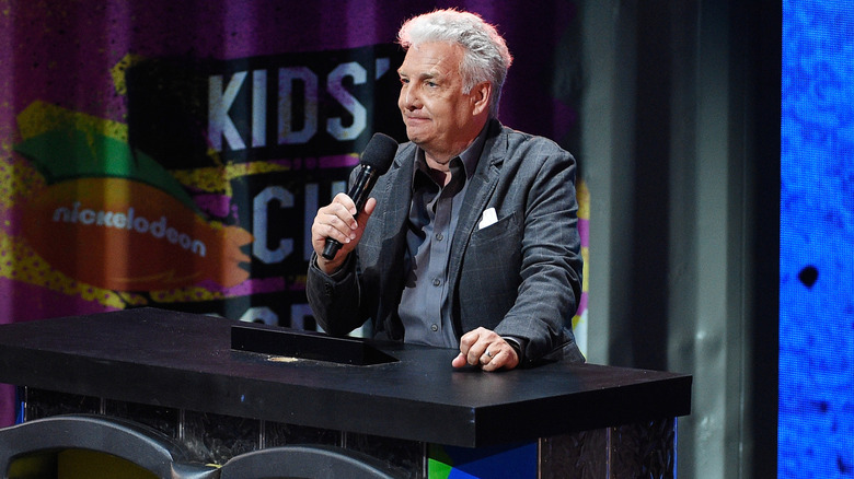 TV personality Marc Summers speaks onstage during the Nickelodeon Kids' Choice Sports 2018 at Barker Hangar on July 19, 2018 in Santa Monica, California.