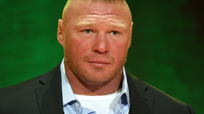 Brock Lesnar speaking