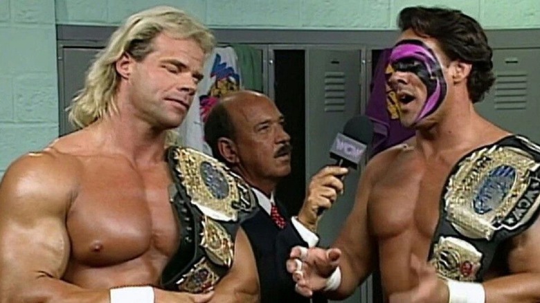 Lex Luger and Sting in WCW