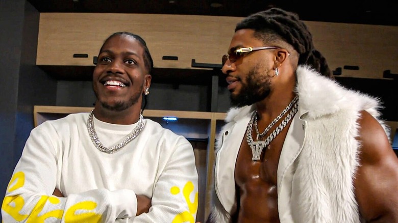 Lil Yachty and Trick Williams in WWE