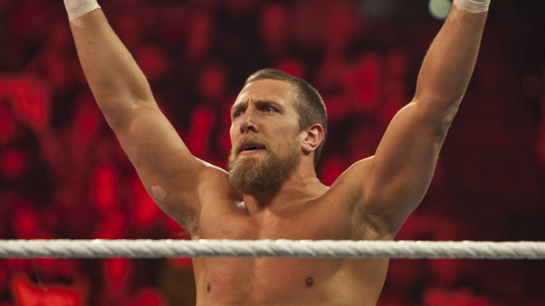 Daniel Bryan and CW Punk compete for bragging rights, and honor, during the WWE Raw event at Rose Garden arena in Portland, Ore., Monday February 27th, 2012.