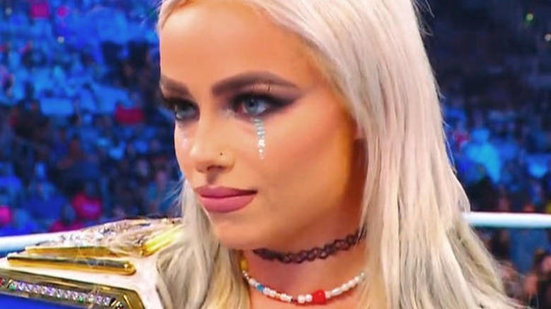 Liv Morgan looking away