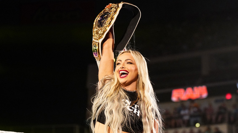 Liv Morgan with Women's World Title