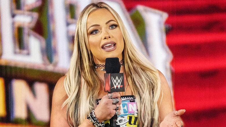 Liv Morgan addresses her adversary.