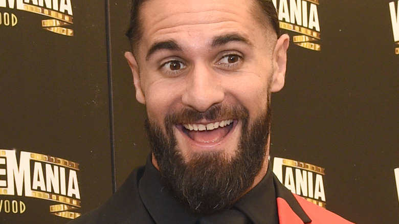 Seth Rollins smiling