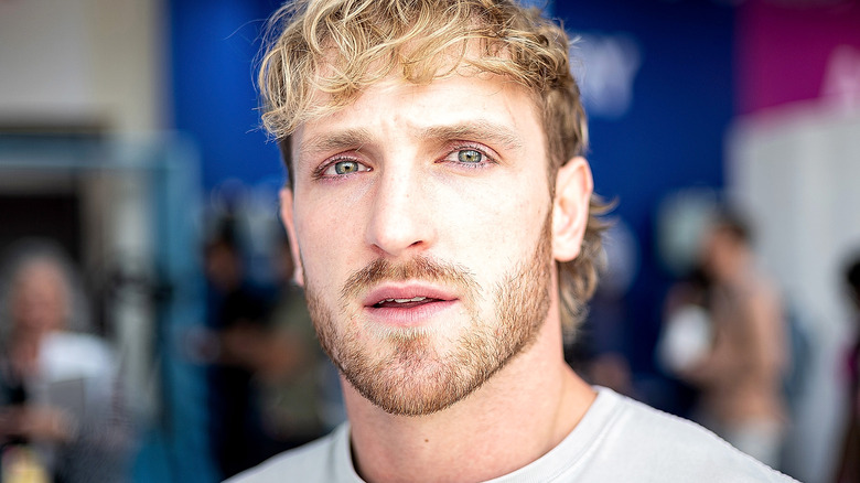 Logan Paul looking into the camera