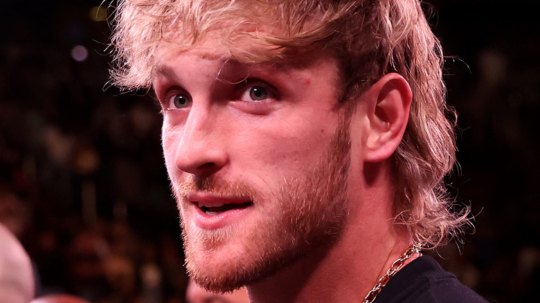 Logan Paul looking away