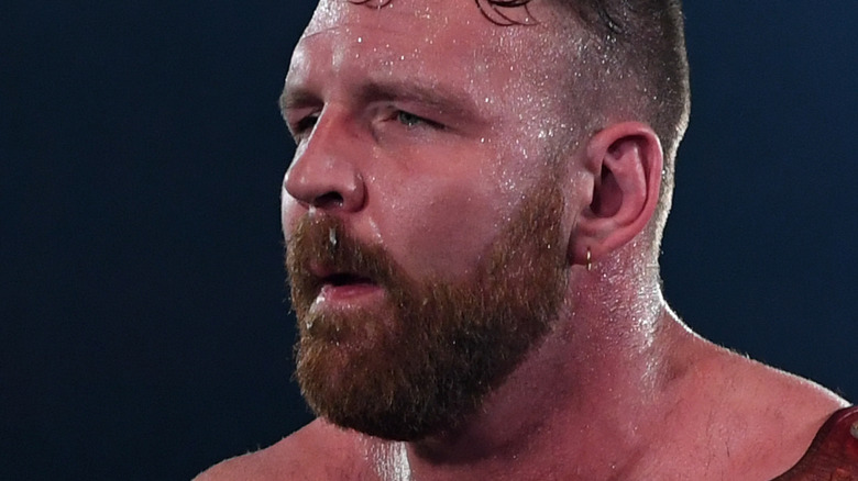 Jon Moxley is really sweaty