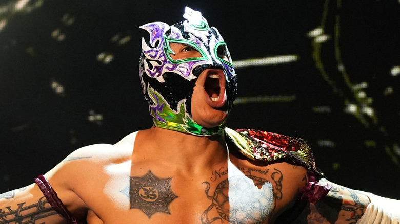 Rey Fenix makes his entrance