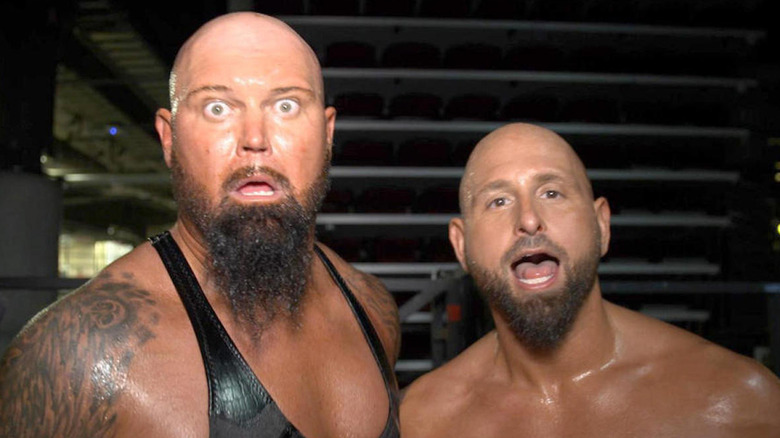 Luke Gallows and Karl Anderson talking