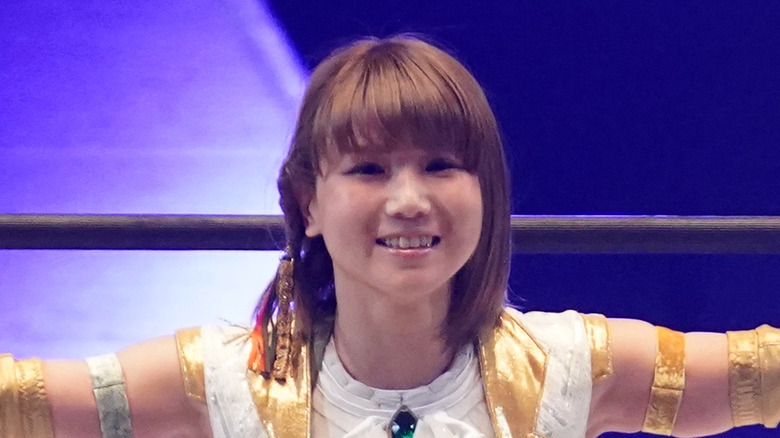 Yuka Sakazaki smiling