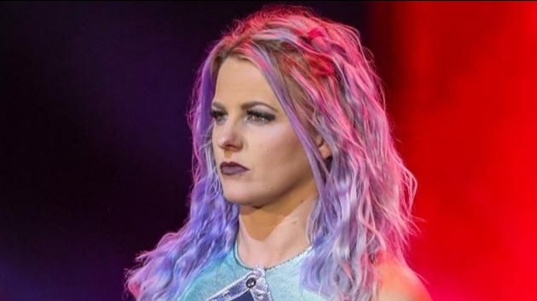 Candice LeRae During Her WWE NXT Entrance