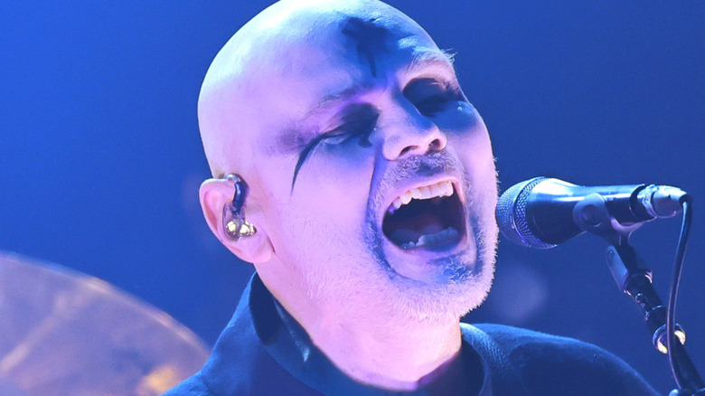 Billy Corgan signing Smashing Pumpkins