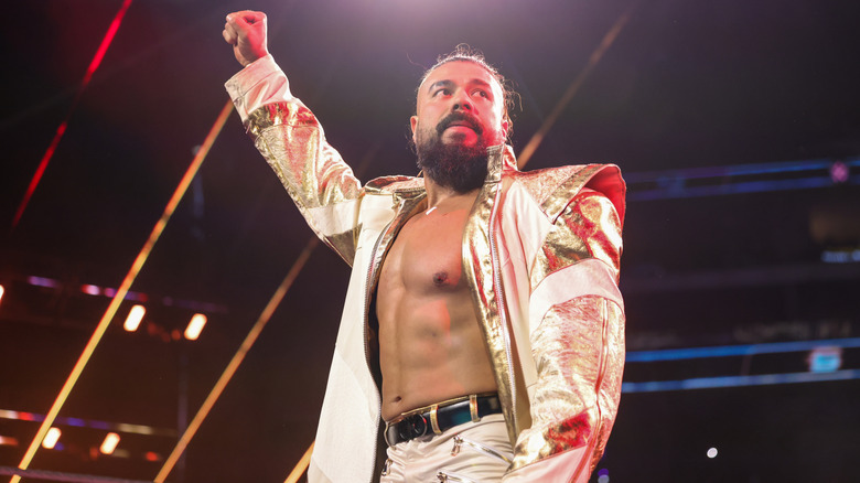 Andrade in the ring