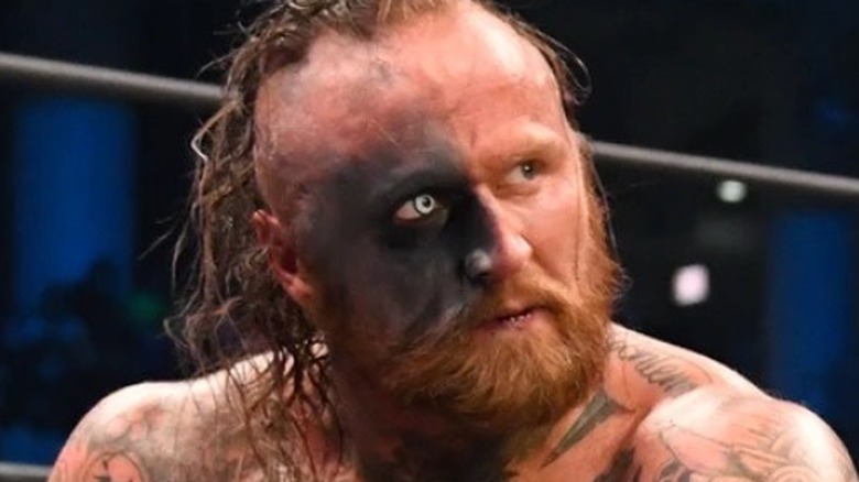 AEW's Malakai Black stares