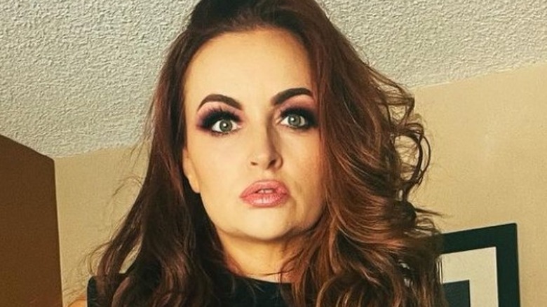 Maria Kanellis staring