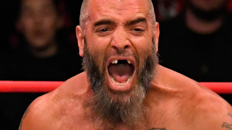 Mark Briscoe celebrating