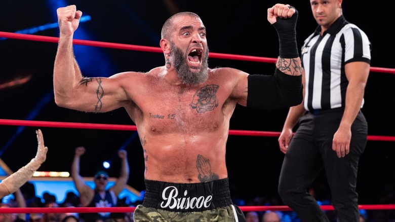 Mark Briscoe yelling