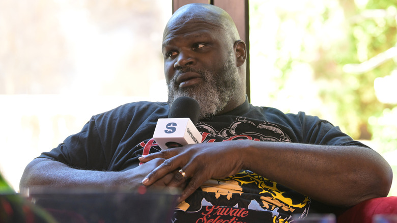 Mark Henry at a Busted Open media event