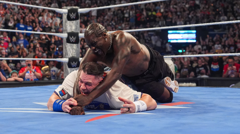 Ron Killings puts John Cena in the STF