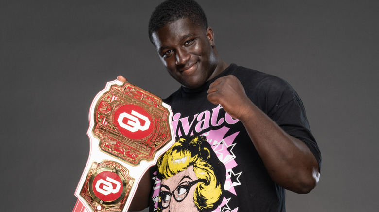 Jacob Henry, in studio, for a photoshoot during an episode of 