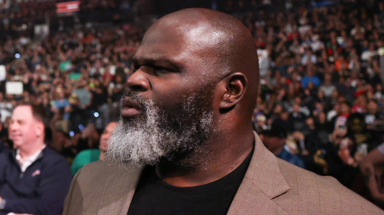 Mark Henry looking a bit upset