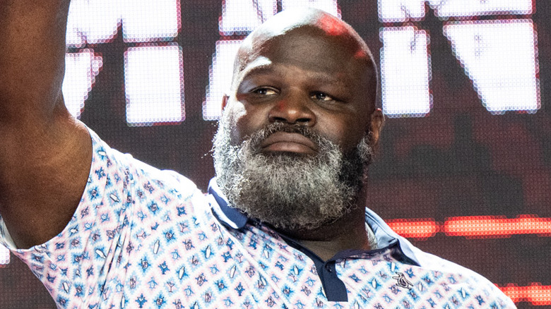 Mark Henry raising arm