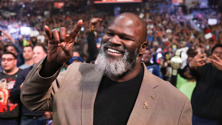 Mark Henry ringside in WWE