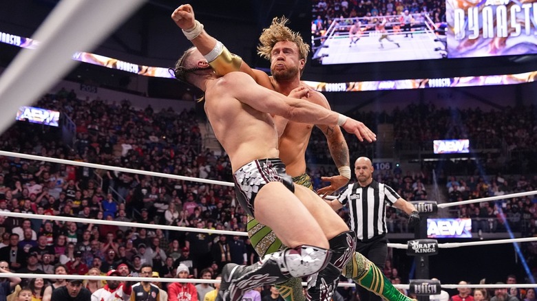 Bryan Danielson and Will Ospreay at AEW Dynasty