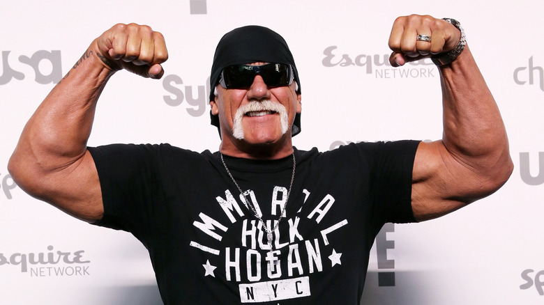 Hulk Hogan posing