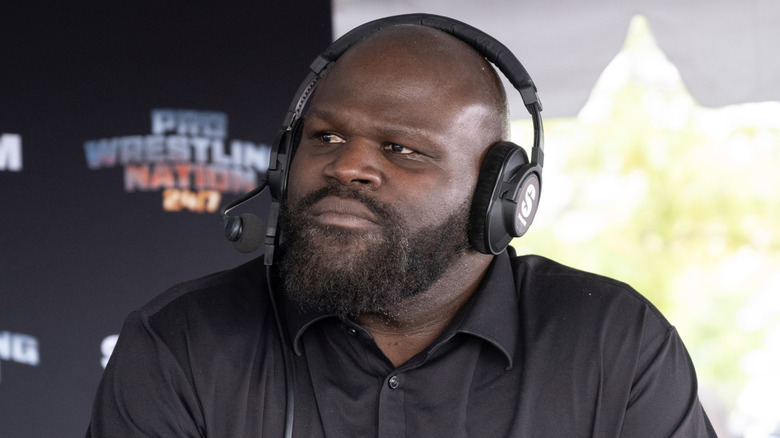 Mark Henry attends SiriusXM's Pro Wrestling Nation 24/7 Live Broadcast