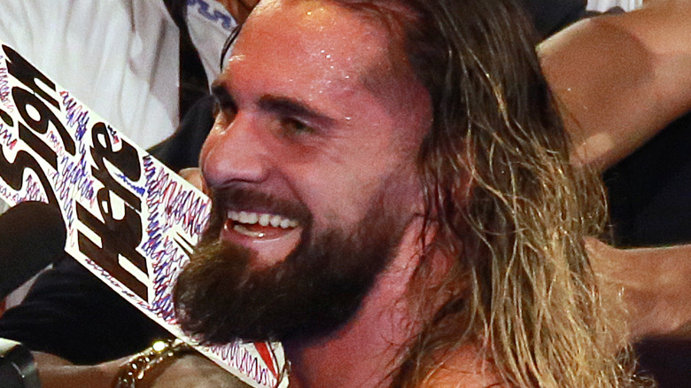 Seth Rollins smiles