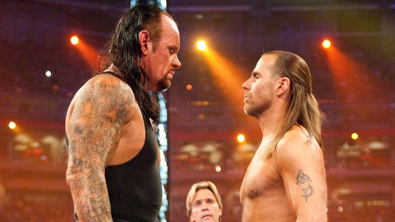 The Undertaker and Shawn Michaels at WrestleMania