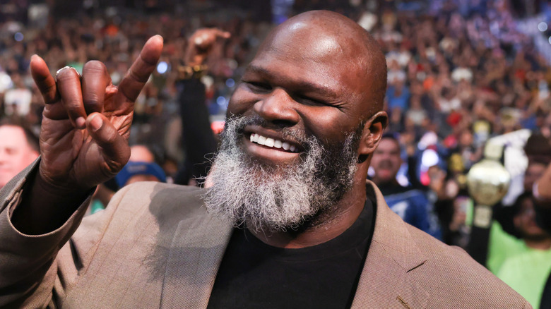 Mark Henry posing in the audience