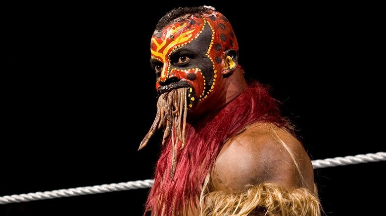 Boogeyman with worms in his mouth