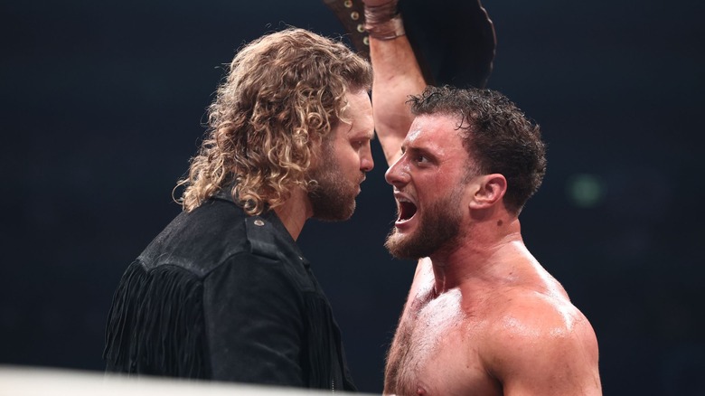 Hangman Page and MJF at AEW Grand Slam Australia 2026