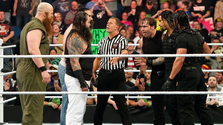 The Wyatt Family and The Shield at WWE Elimination Chamber 2014