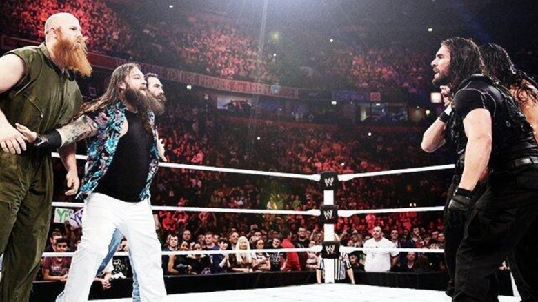 The Wyatt Family and The Shield on WWE Raw
