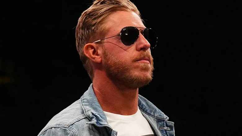Orange Cassidy before a match in AEW