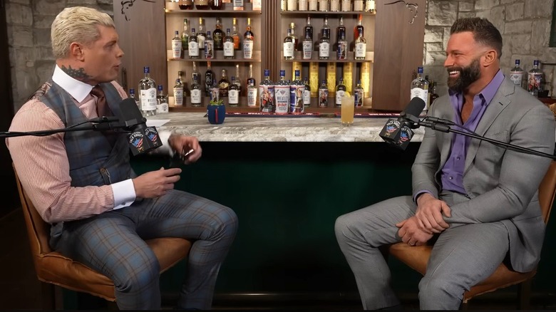 Cody Rhodes and Matt Cardona talking